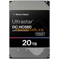 Ổ cứng HDD WD Ultrastar 20TB HC560 3.5 inch SATA Ultra 512E SE 512MB Cache 7200RPM WUH722020CLE6L4